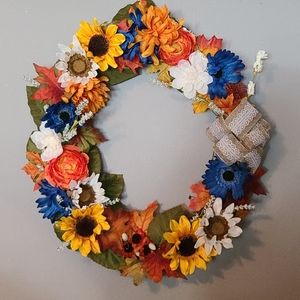 Hamemade fall Wreath